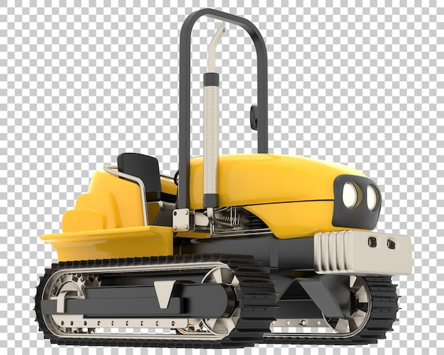 Mini-Crawler auf transparentem Hintergrund 3D-Rendering-Illustration