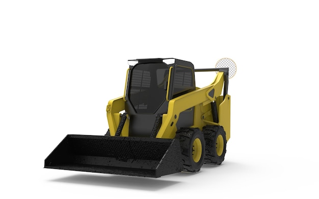 PSD mini escavadeira de trator amarelo jcb equipamento pesado veículo