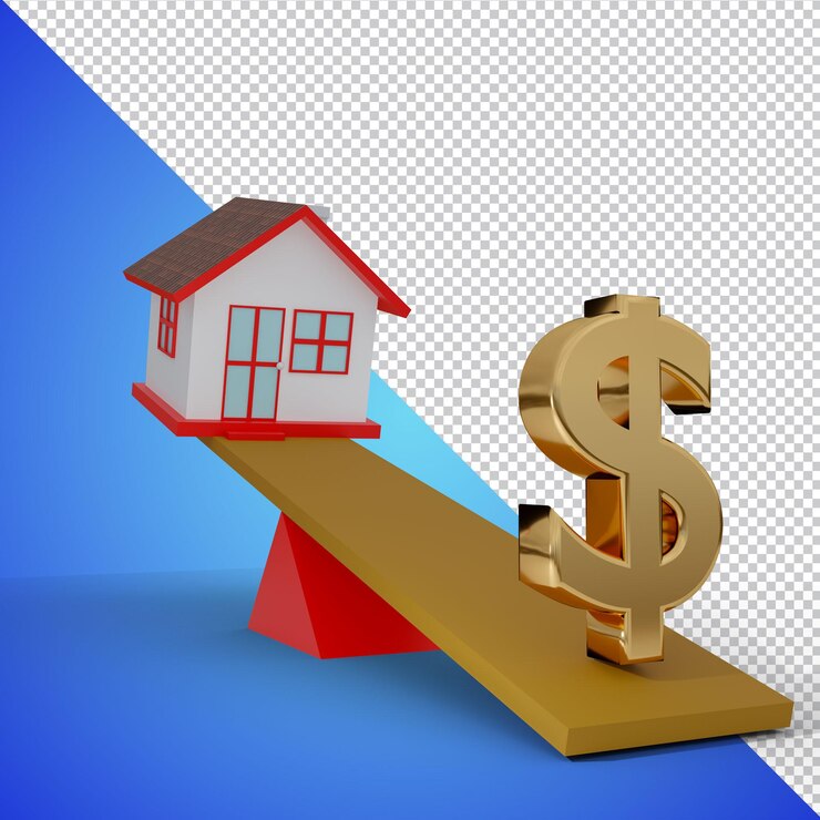 PSD mini inversión inmobiliaria 3d render