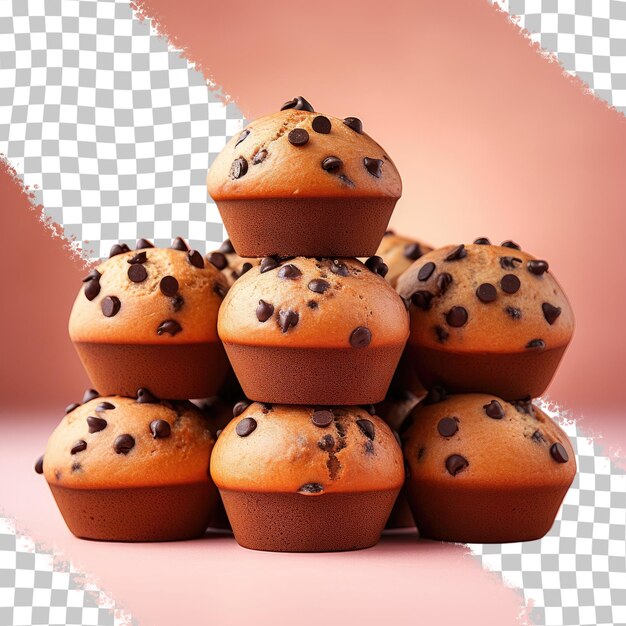 Des Mini-muffins Sur Un Fond Transparent