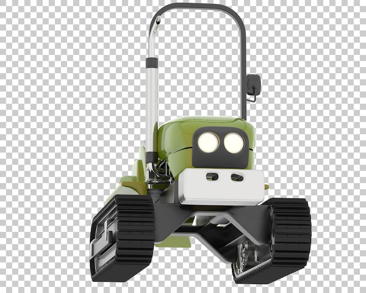 PSD mini rastreador en la ilustración de renderizado 3d de fondo transparente