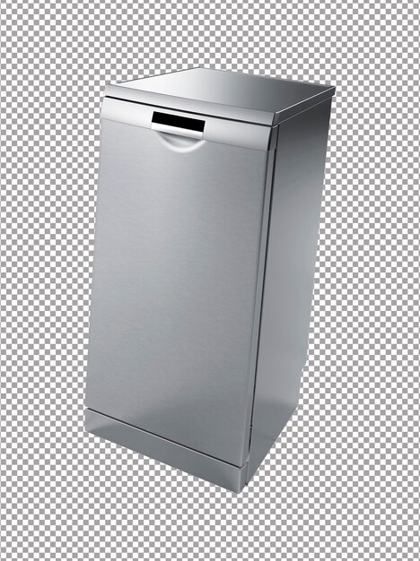 Mini refrigerador aislado en blanco