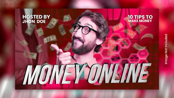 PSD miniatura del canal de youtube y banner web de la revisión de video