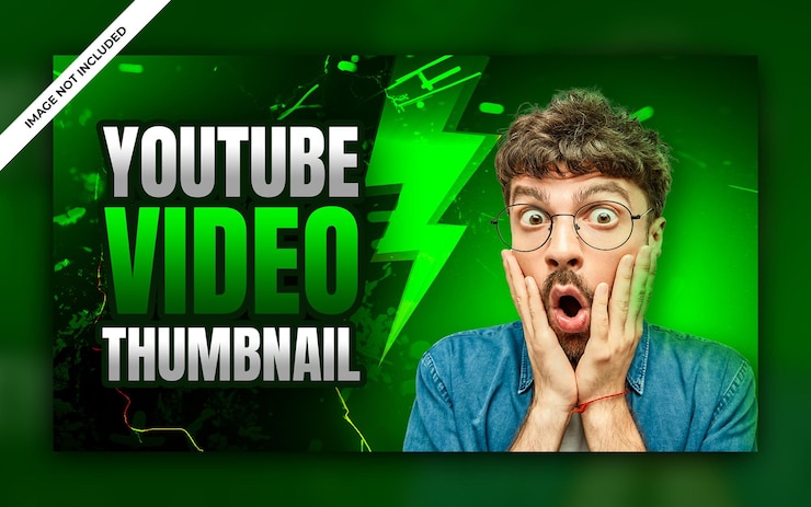 PSD miniatura del canal de youtube y plantilla de banner web