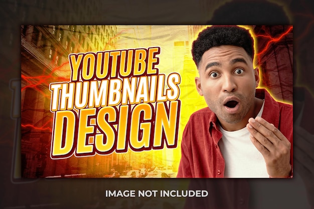 Miniatura de vídeo do Youtube ou design de modelo de banner da web