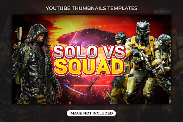 miniatura de vídeo do Youtube web banner design de modelo psd