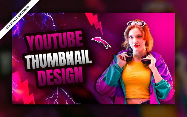miniatura del canale YouTube e modello di banner web