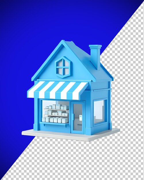 Miniatura di cartoni animati 3D immagine trasparente generata da Ai