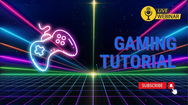 Miniatura do YouTube Moderno de Jogos Azul