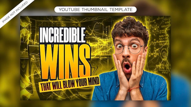 Miniatura de video del canal de YouTube y banner web premium psd