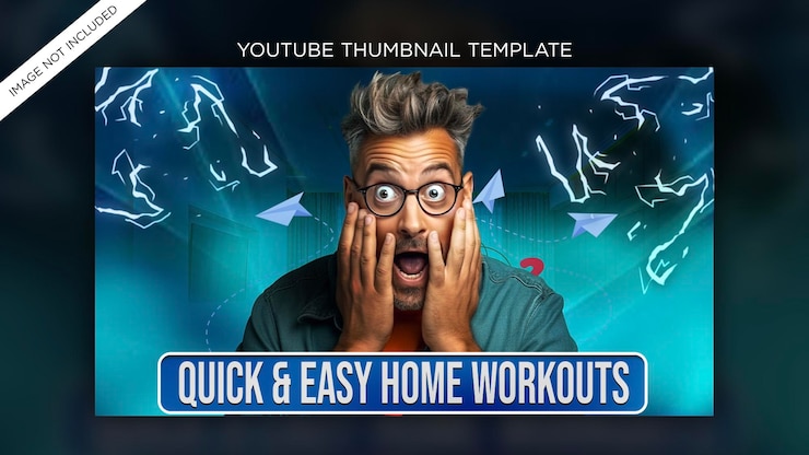 PSD miniatura de vídeo del canal de youtube y banner web psd premium