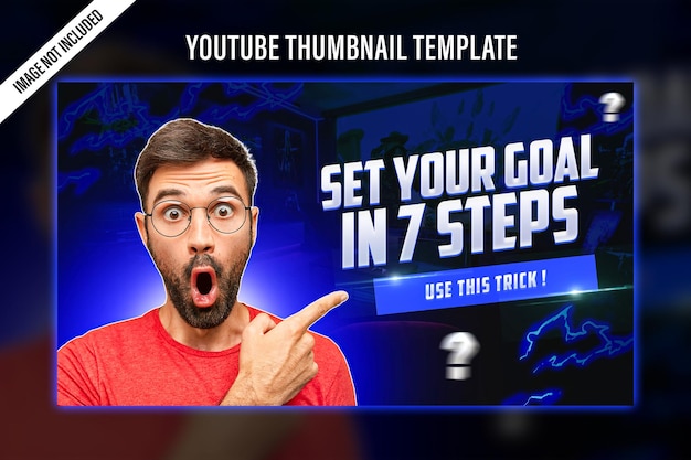 Miniatura de vídeo de YouTube o plantilla de banner web Miniatura de juego