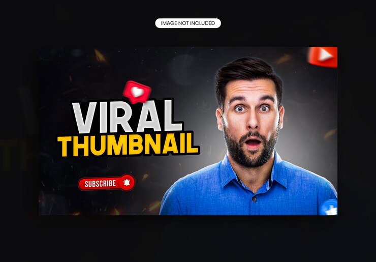 PSD las miniaturas virales de youtube