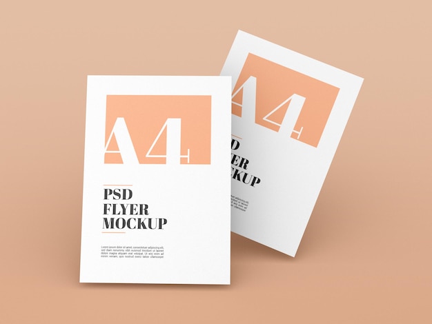 Minimal A4 Flyer Mockup