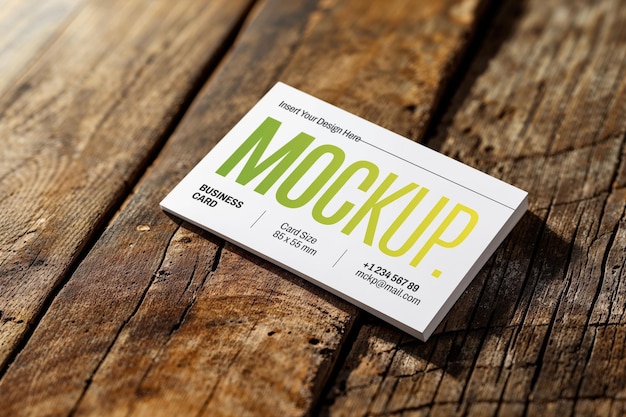 Minimale Visitenkarten-Mockup-Premium-PSD