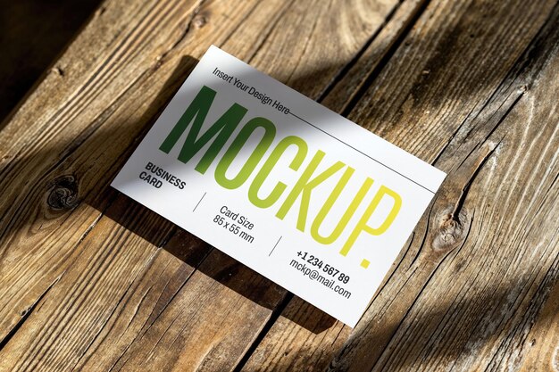 PSD minimale visitenkarten-mockup-premium-psd