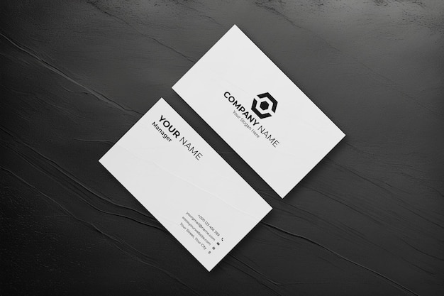 Minimaler Visitenkarten-Mockup