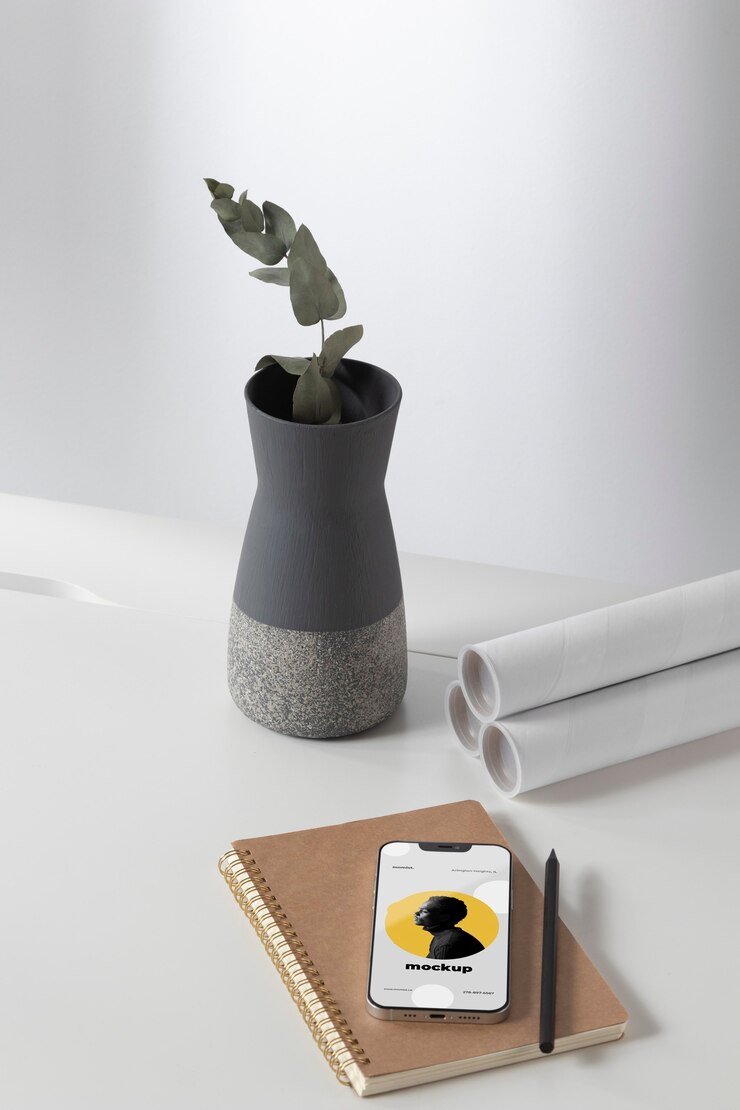 PSD minimales desktop-arbeitsplatz-mock-up-design