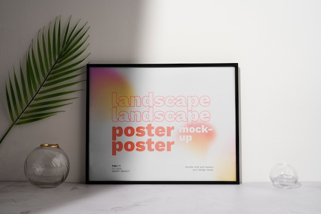 Minimales Poster-Mock-up-Design