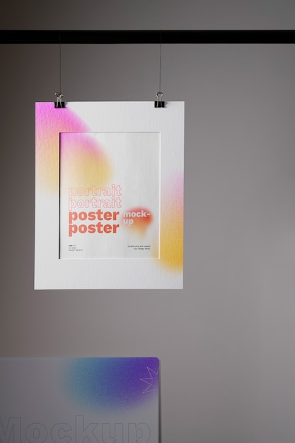 Minimales Poster-Mock-up-Design