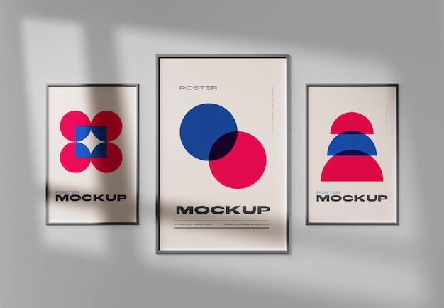 PSD minimales poster-mockup-design