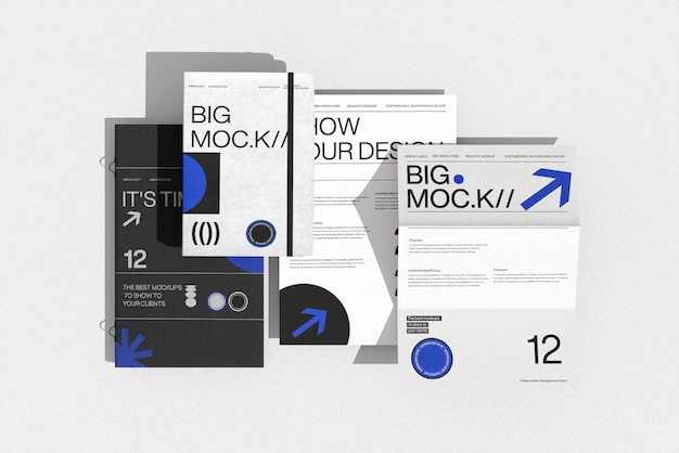 Minimalist Mockup Presentation for Corporate Branding