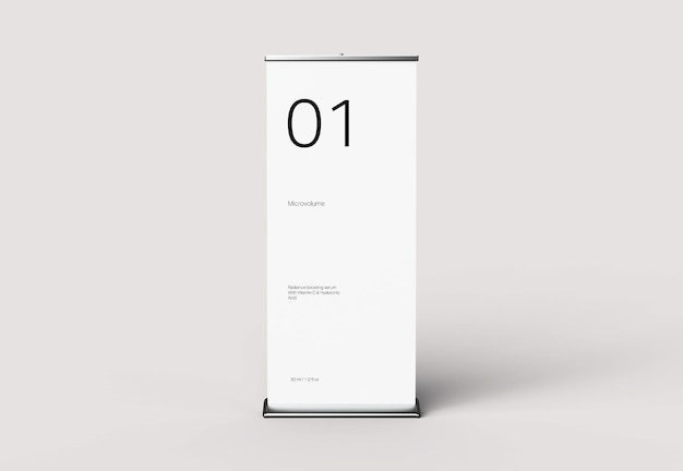 Minimalist RollUp Banner for Presentation