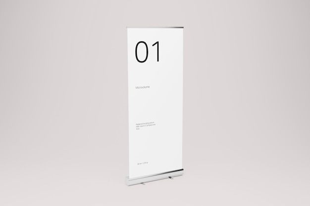 Minimalist RollUp Banner for Presentation
