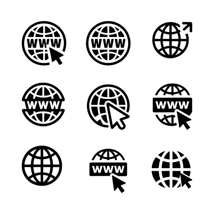 PSD minimalist www icon set