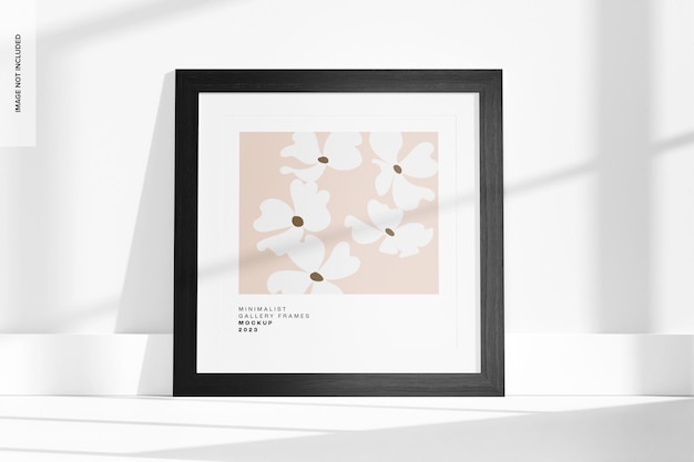 Minimalista Photo Frame Mockup, vista frontale