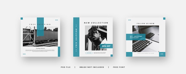 Minimalistische Mode Social Media Banner Vorlage