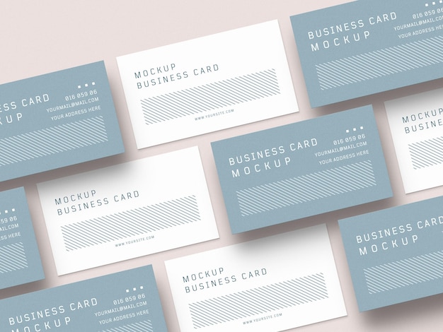 Mínimo Cartão de Visita Mockup