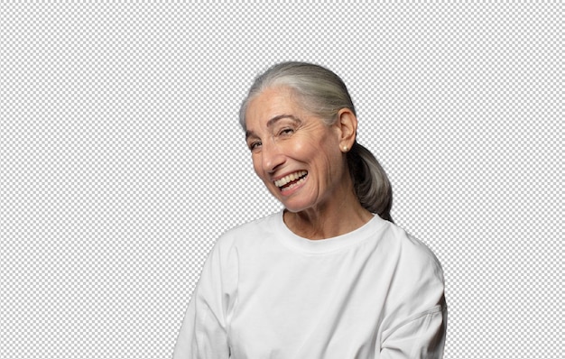 mirando feliz y amistoso sonriendo y guiñando un ojo a usted con una actitud positiva