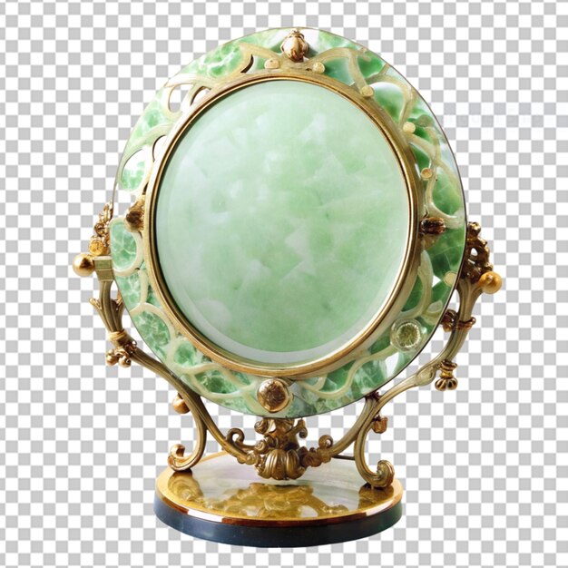 PSD miroir orné dans le style art nouveau