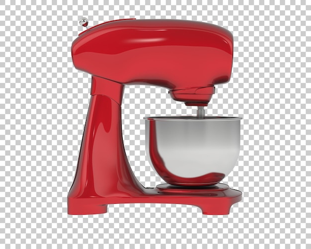 Miscelatore alimentare isolato sullo sfondo illustrazione di rendering 3D