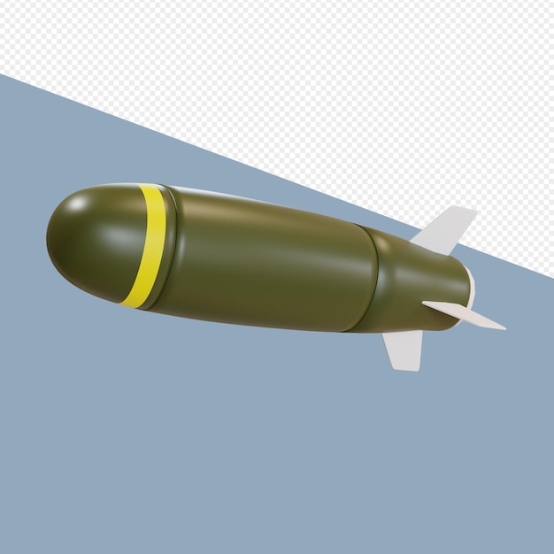 Missile vert 3d