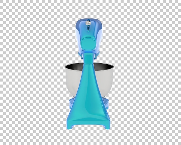 Misturador de alimentos isolado no fundo ilustração de renderização 3D