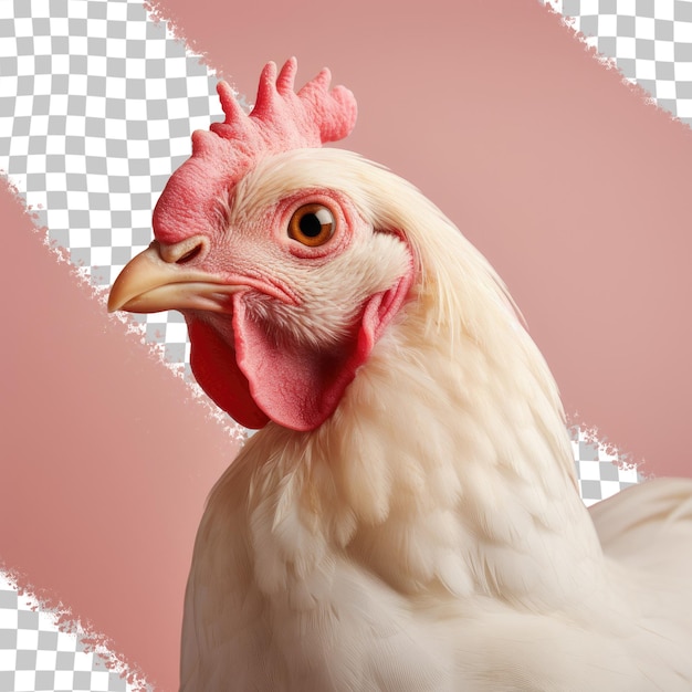 PSD mit salz gekochtes huhn auf transparentem hintergrund