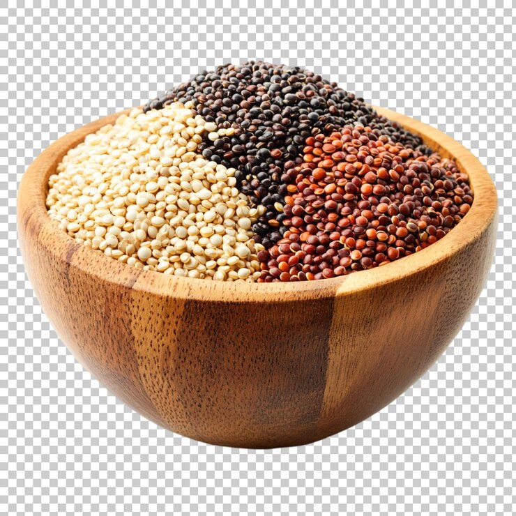 PSD mix seed quinoa in bowl