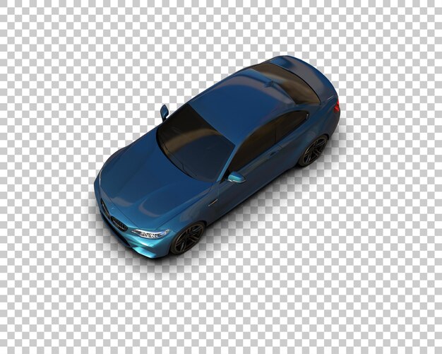 Mobil Sport terisolasi pada latar belakang render 3D ilustrasi