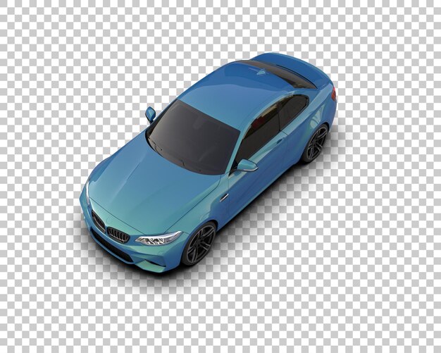 Mobil Sport terisolasi pada latar belakang render 3D ilustrasi