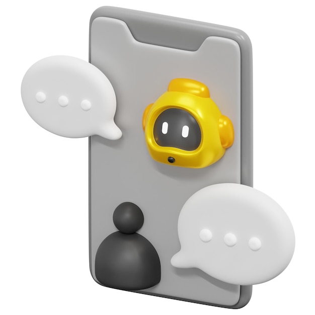 mobile 3d-rendersymbolillustration