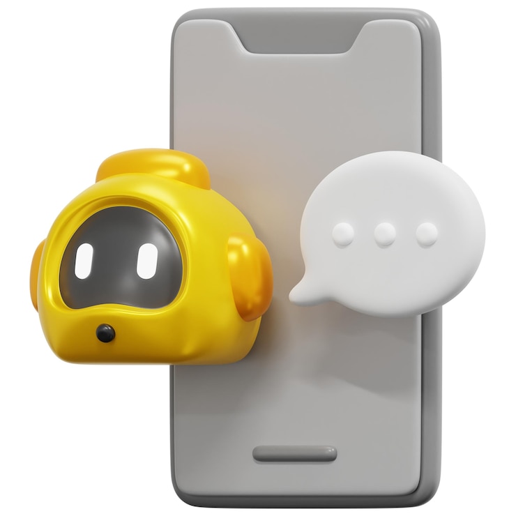 PSD mobile 3d-rendersymbolillustration
