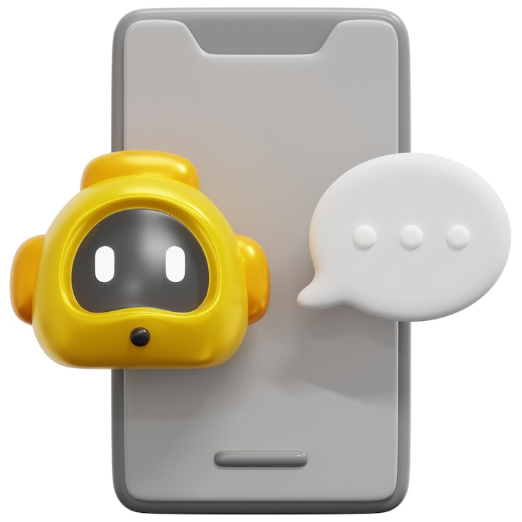 PSD mobile 3d-rendersymbolillustration