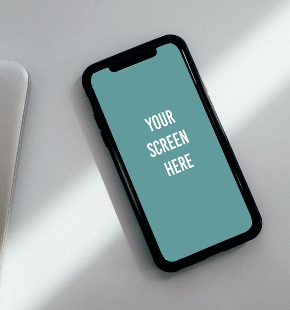 mobile screen mockup