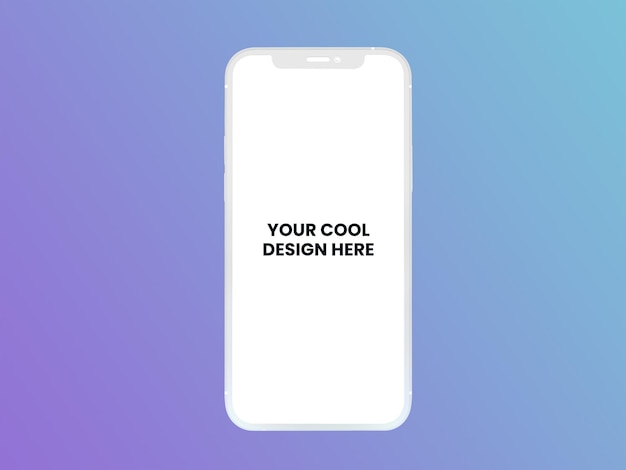 Mobiler Mockup, mobiler Rahmen