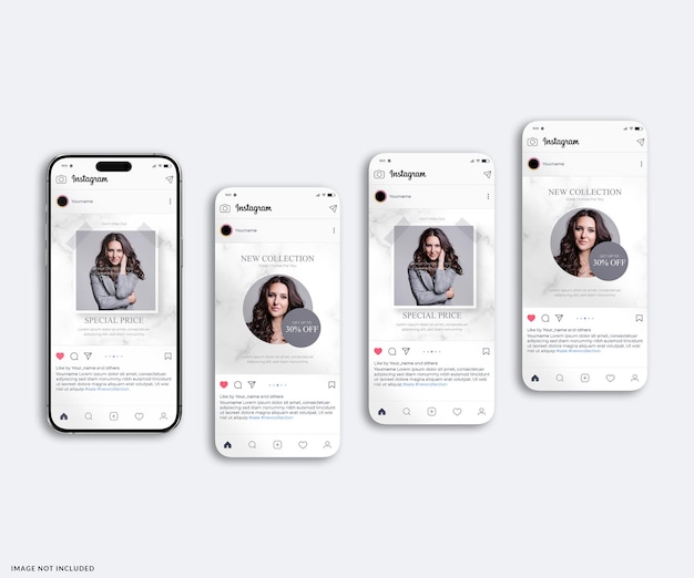 Mobiles Bildschirmmockup der Benutzeroberfläche