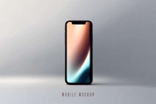 Mobiles Smart-Mockup und einzigartiges Design