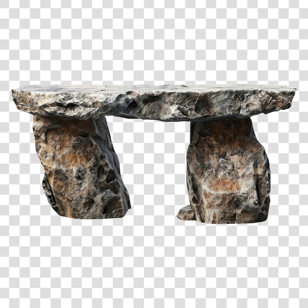 Mobiliário de mesa de pedra PNG