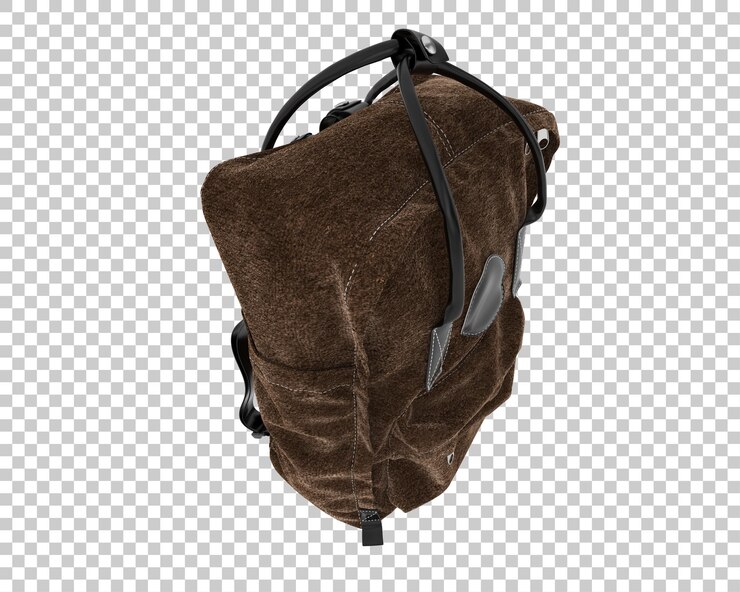 PSD mochila aislada sobre fondo transparente ilustración de renderizado 3d
